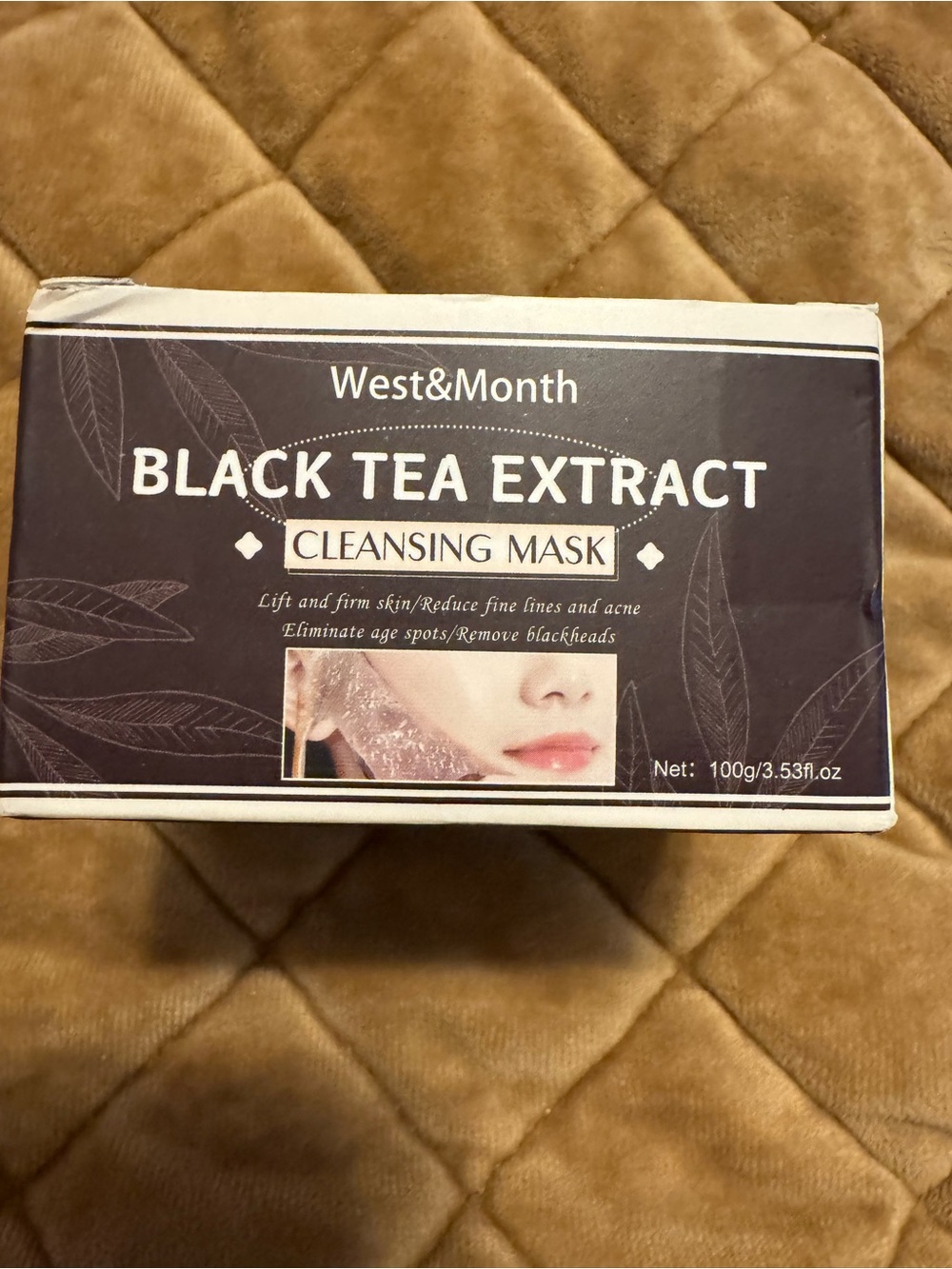 Black tea extract facial peel / face mask- West & Month